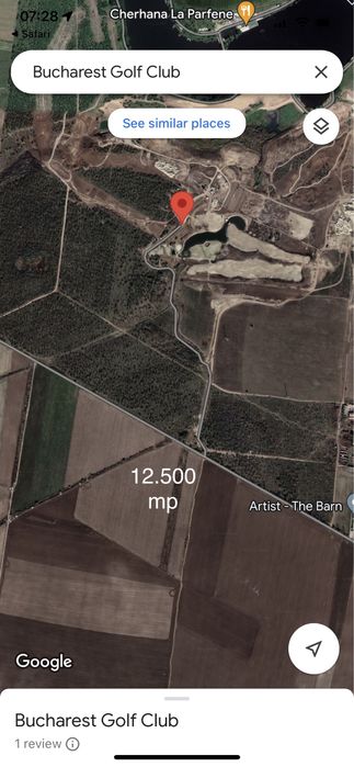 Teren Tancabesti Saftica /Snagov /DN 1, teren golf, Moonfields