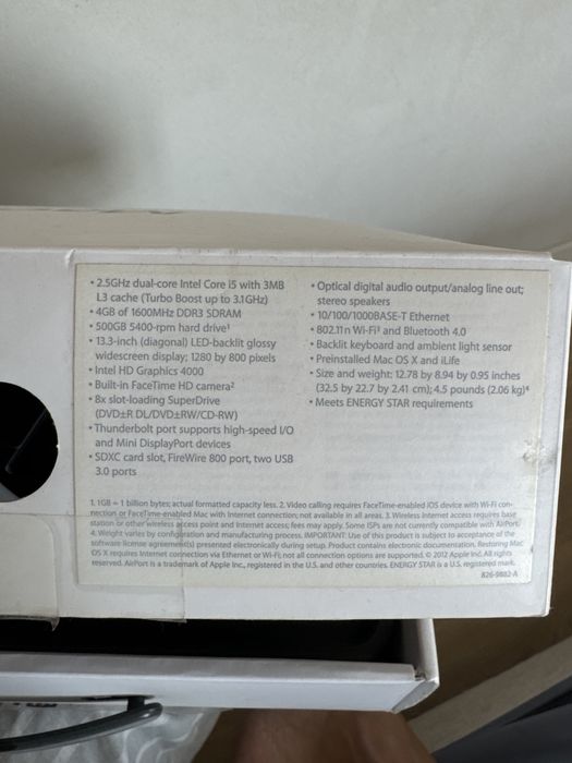 Macbook pro 13.3   150.000 тг