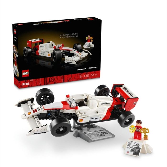 LEGO Icons McLaren MP4/4 & Ayrton Senna 10330 | НОВО | Неотваряно