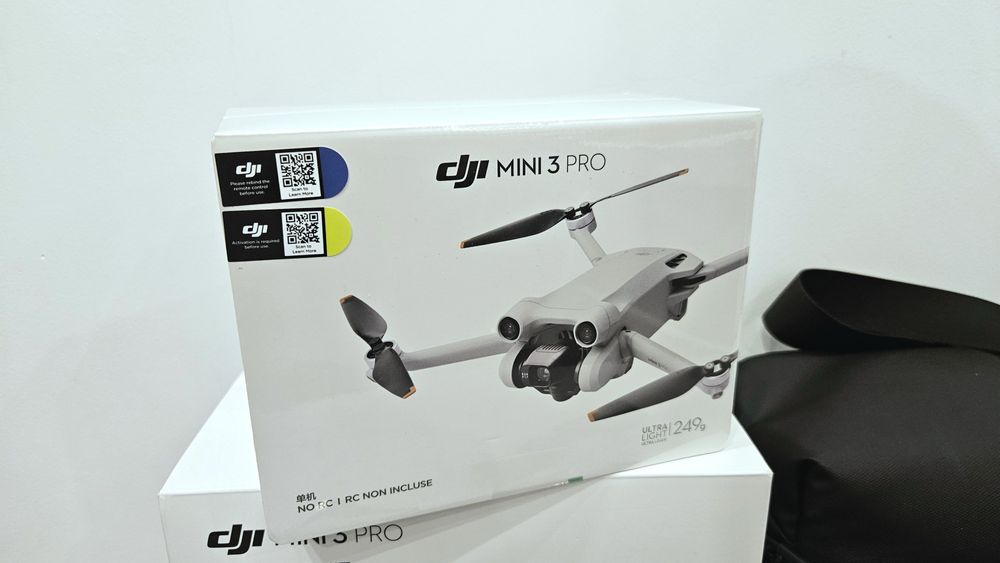 Нов! Дрон DJI Mini 3 pro + DJI RC + Fly more combo + care refresh