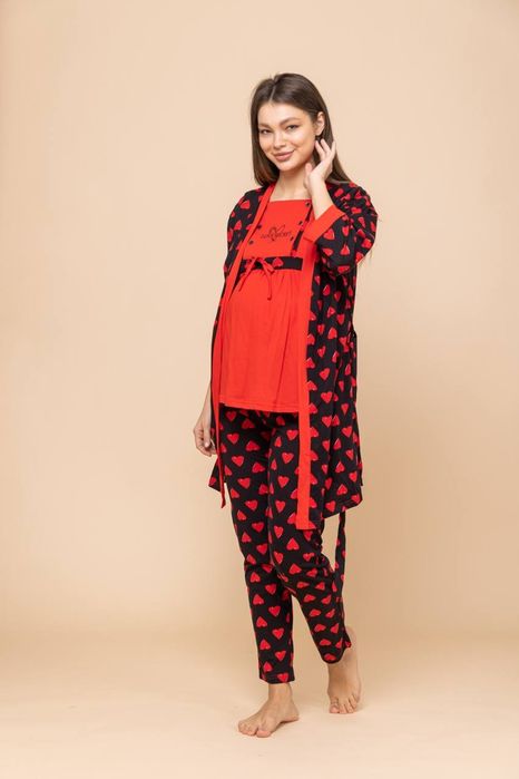 Пижама тройка для беременных