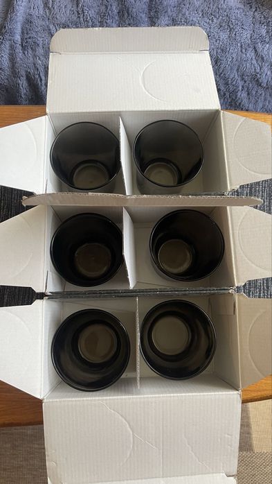 Vând set pahare 210ml din sticla termirezistenta Duralex