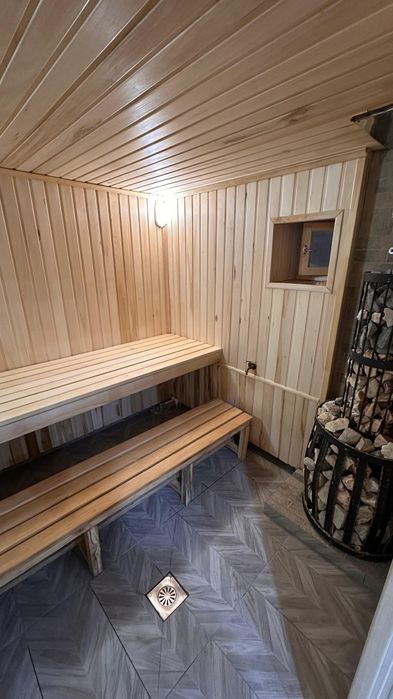 Новая сауна на дровах!