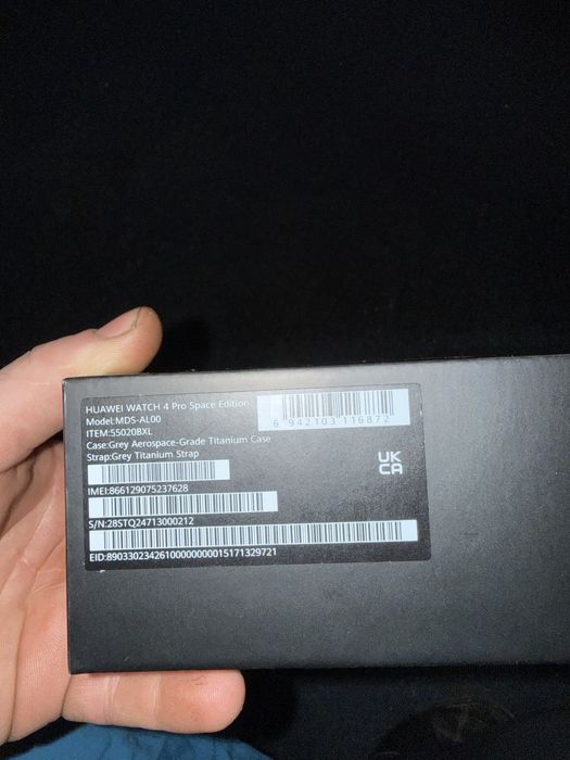 Smartwatch huawei 4pro spatial edition