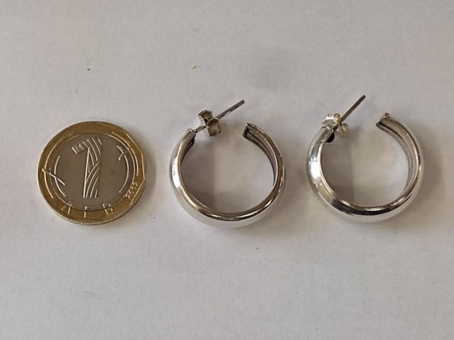 Сребърни обеци 925