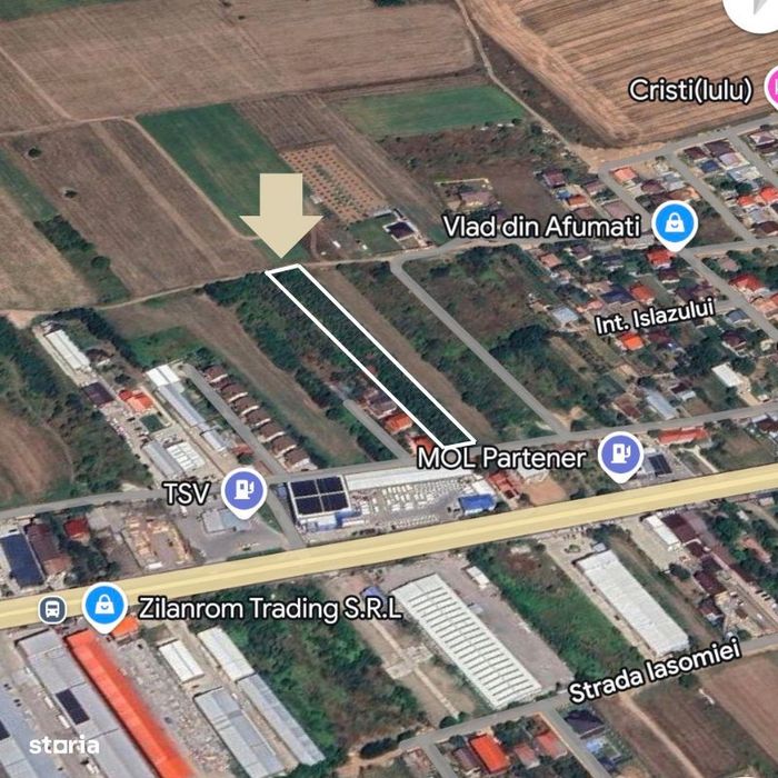 Vanzare teren intravilan 5014mp Afumati - Strada Sperantei