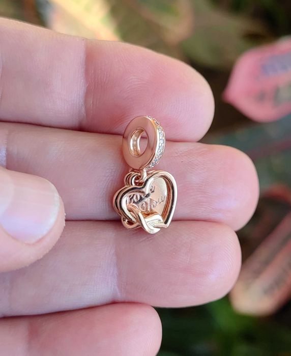 Pandora Талисман висулка Завинаги любов, Пандора в розово злато