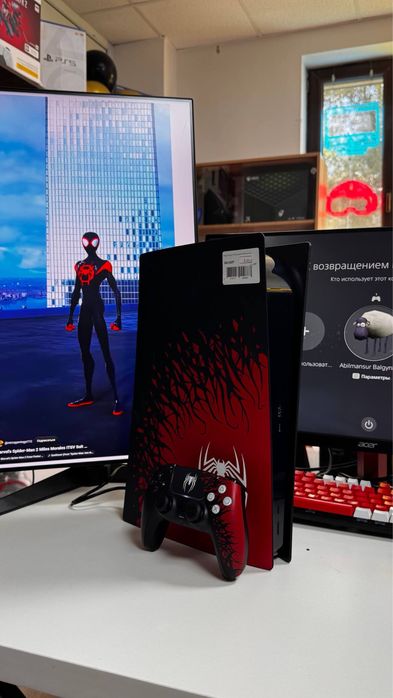 PlayStation 5 Fat 825Gb Limited Edition Spider-Man+6 игр