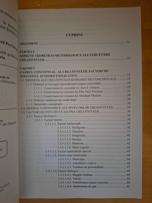 Aspecte psihopedagogice și sociale ale creativității în funcție de diversitatea individuală, de Oana Dău-Gașpar
