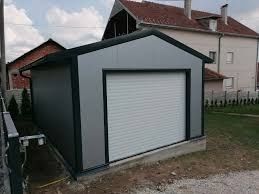 Vând garaj auto pe structură metalică