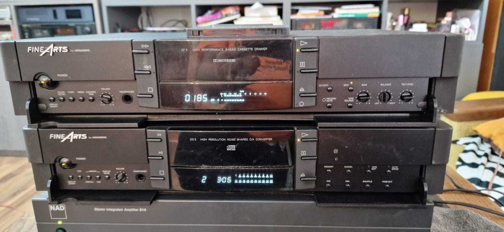 •	Grundig Fine Arts cd 3 si deck  cf 4  3 capete