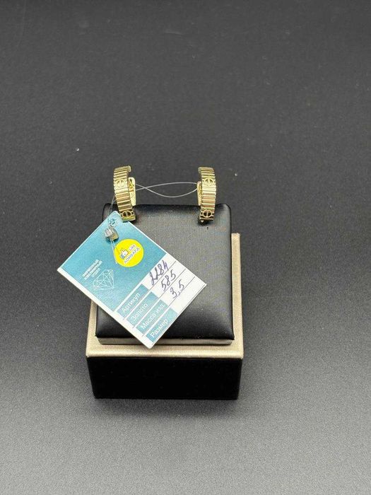 Золотые серьги (Артикул 2284-3/150000)