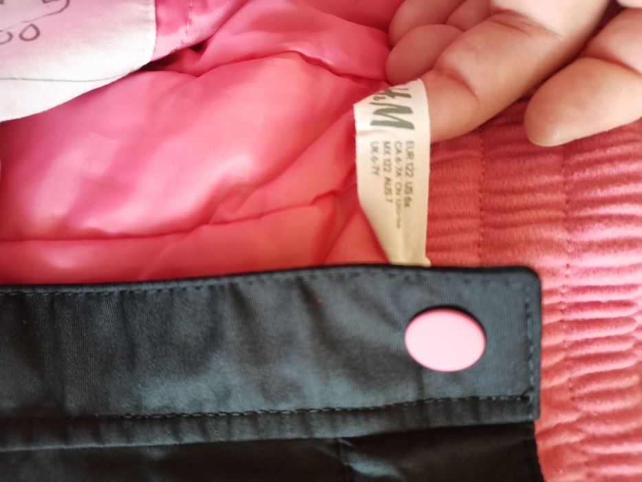 Pantaloni schi fetita h&m, marimea 6-7 ani, 122 cm
