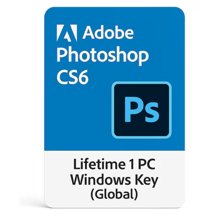 Adobe Photoshop CS6 Lifetime 1 PC Windows Key (Global)