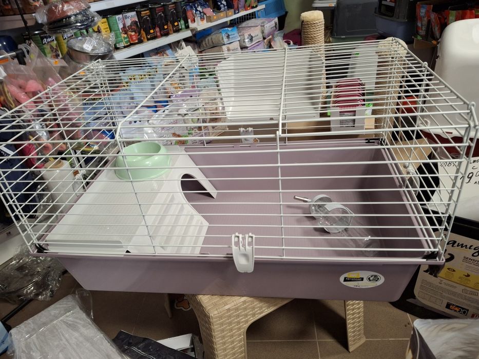 Клетка за гризачи (зайче,морско свинче,таралеж)cavie 80