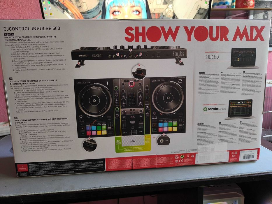DJ-контроллер Hercules DJ Control Inpulse 500