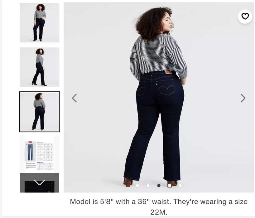 Женские Джинсы Levi`s оригинал (Plus size)