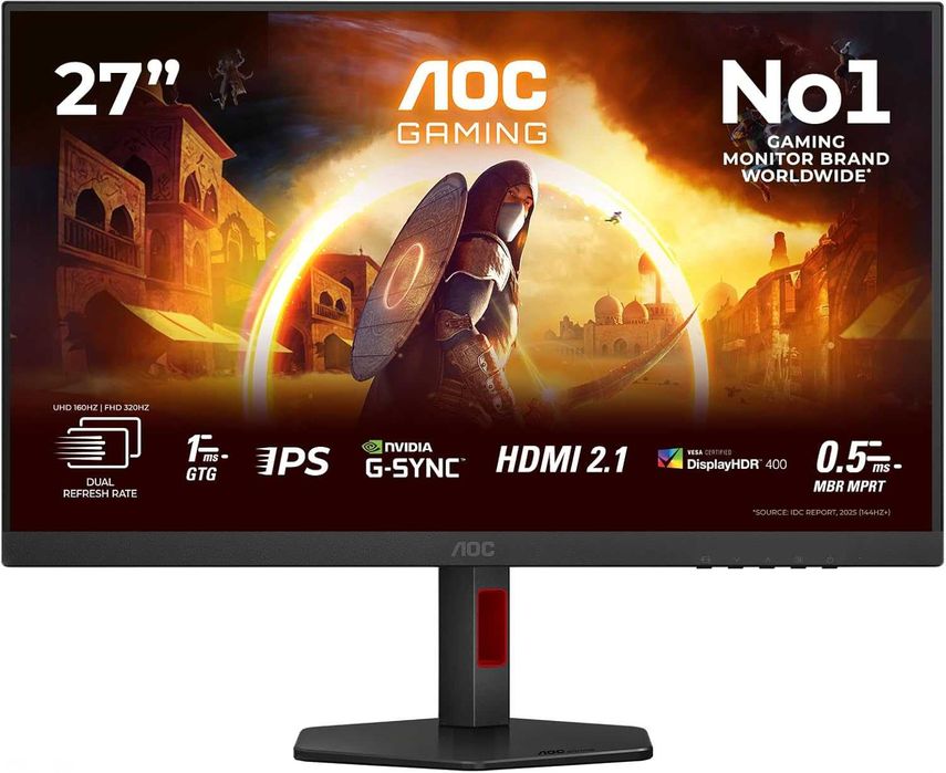 Гейминг монитор AOC U27G4R 27 4K 160Hz 320Hz
