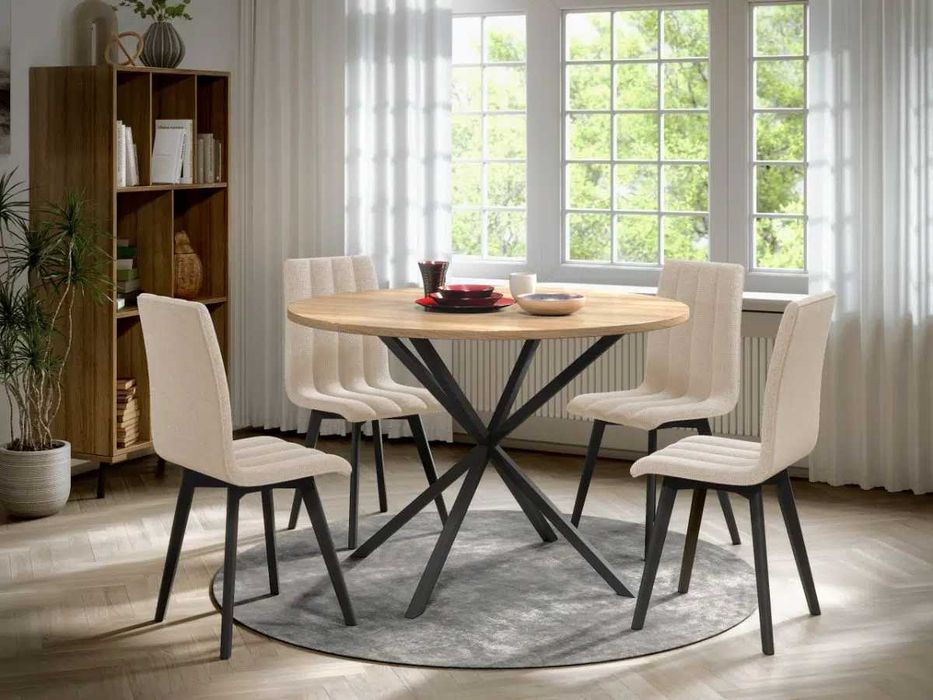 Scaun Karma Tapitat Crem - Transport in 4-10 zile