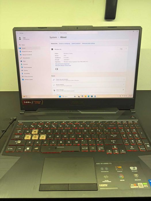 ASUS TUF F15 32GBRam, 512Gb, Rtx 3050 Ti