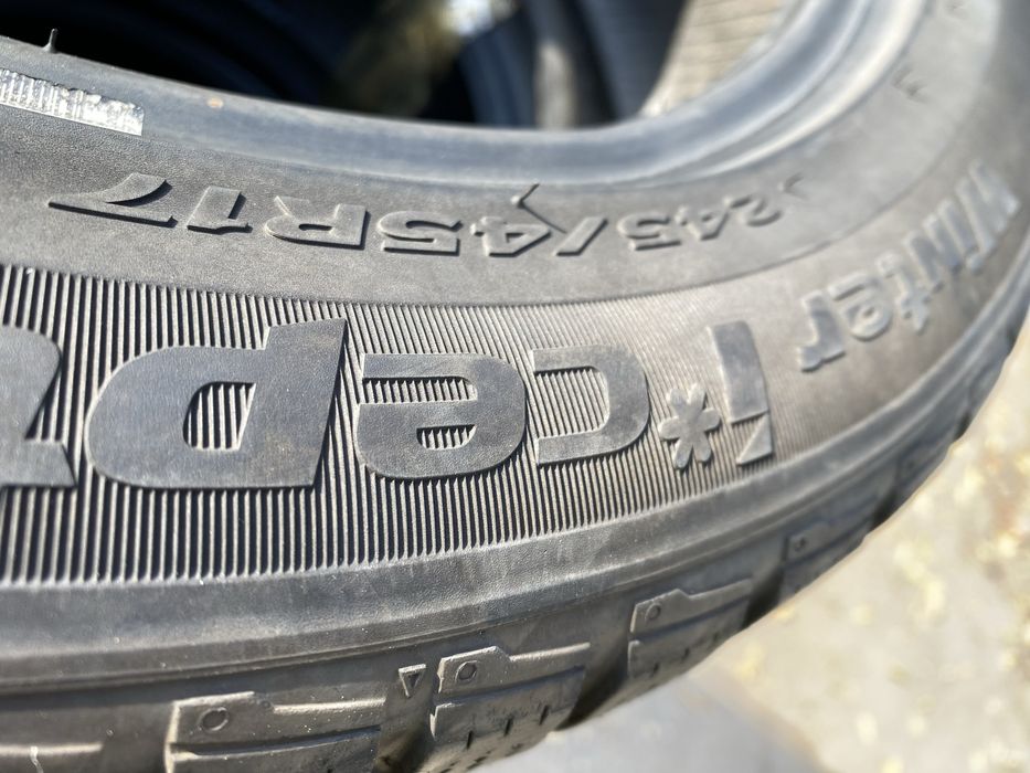 Шины 245/45/17 комплект бу ханкок