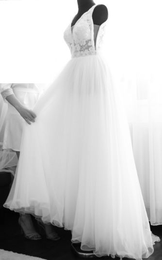 Rochie de mireasa Elegance cu trena