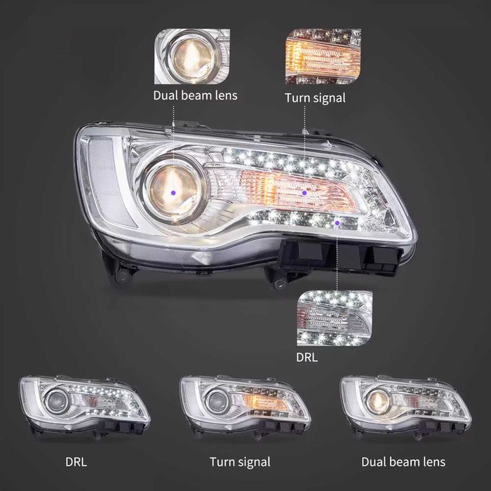 Комплект фарове за Chrysler 300C 2012 - 2023