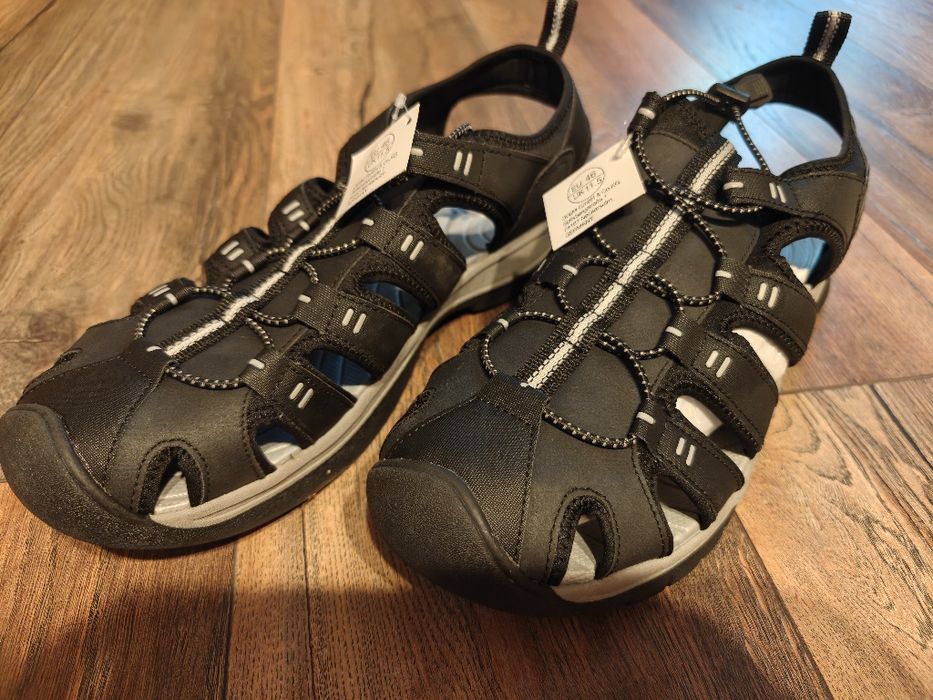 Официални обувки от естествена кожа и нови сандали размер 45