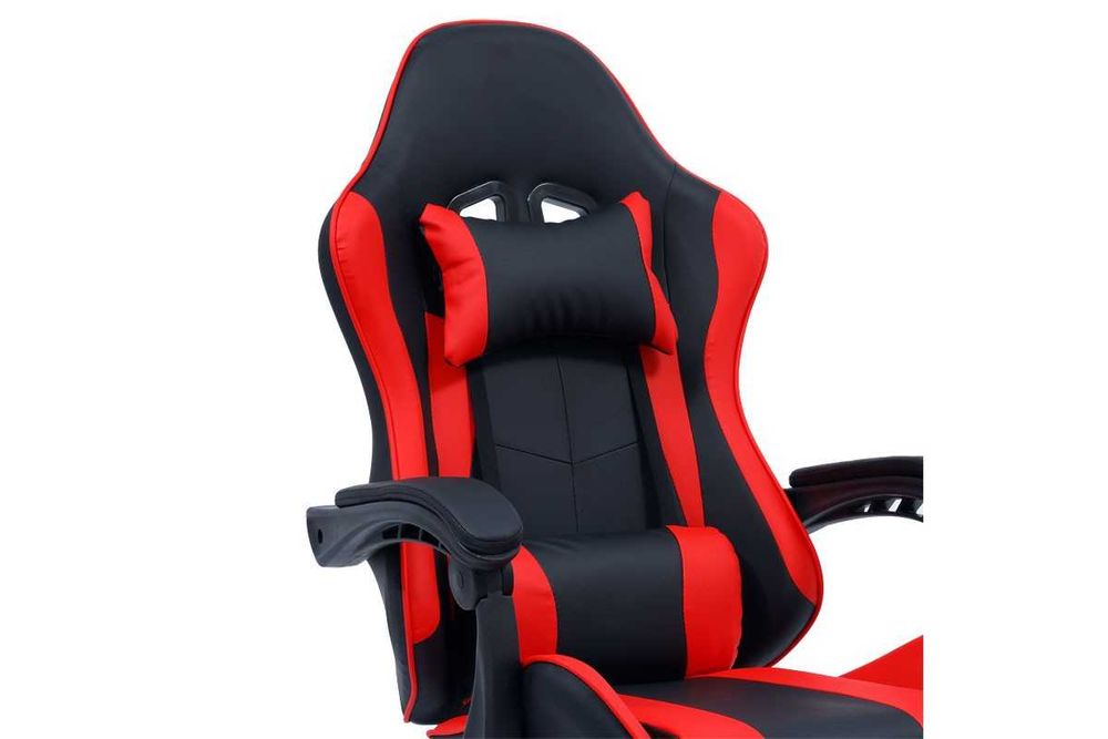 Геймърски Офис стол Puzzle-home William, Изкуствена кожа, 60х59х108см.