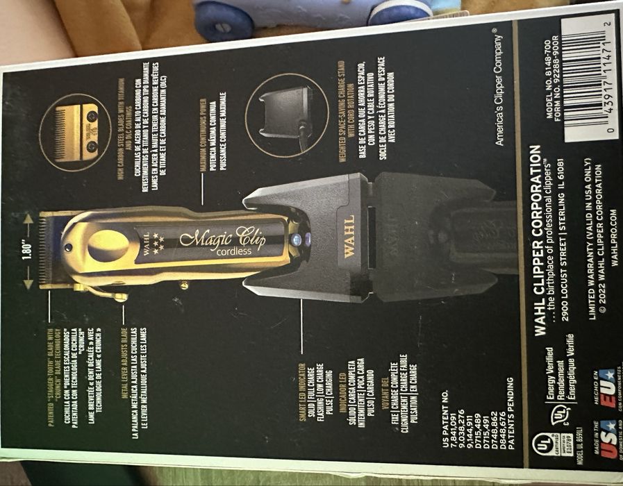 Продавам Wahl Magic Clip Cordless – Gold Professional