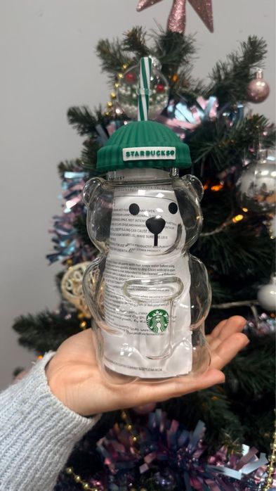 Стакан Starbuks «Медведь» 590 мл.