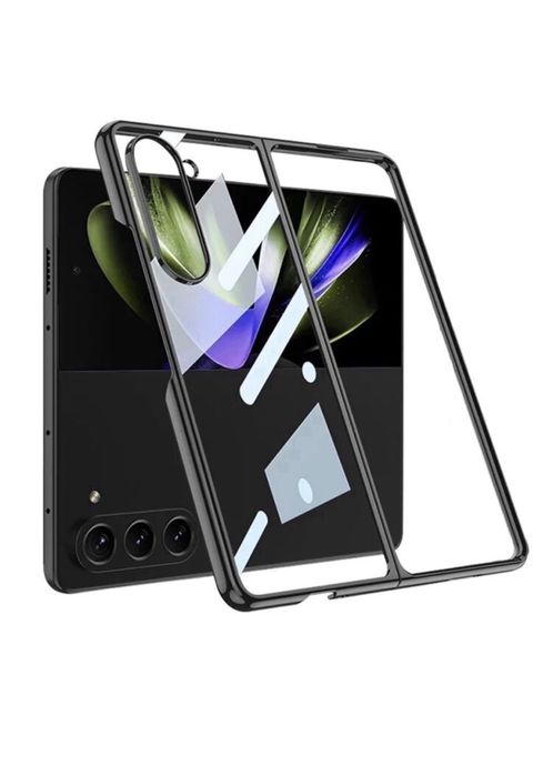 Samsung Z FLIP / FOLD 3 4 5 6 Husa Hard PC Clar Fata Spate Border