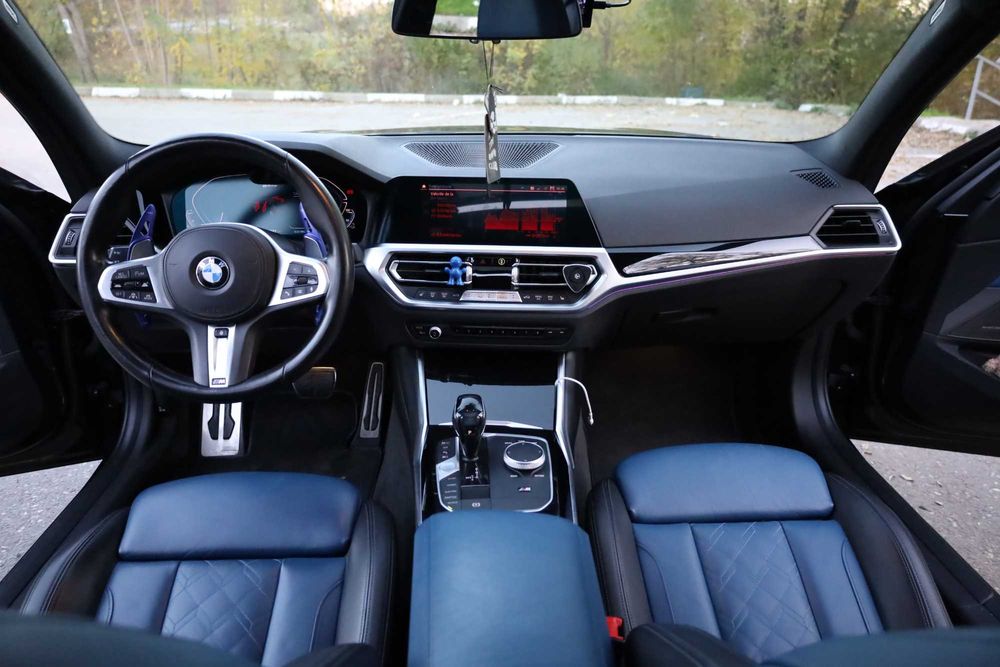 BMW 330e G20 INDIVIDUAL (piele albastra) 420cp FULL cu GESTURE CONTROL
