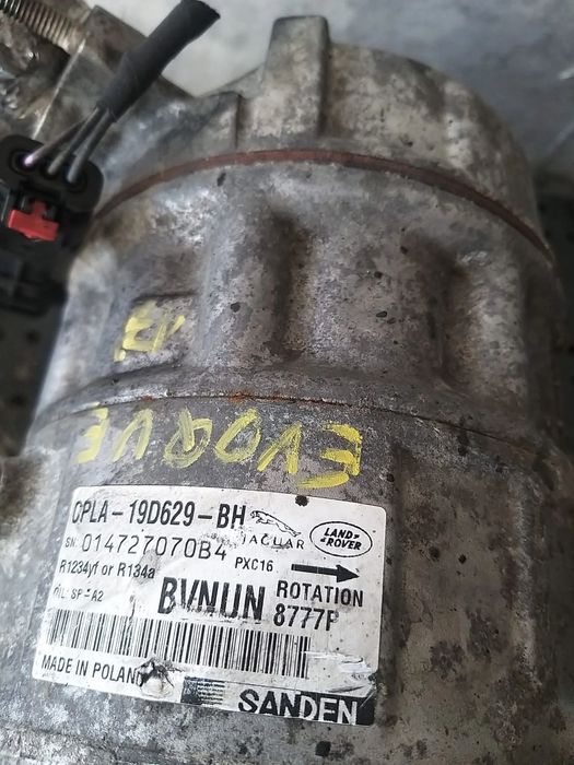 Compresor clima ac 2.0 d land rover range rover evoque 2 l551 cpla19d629bh