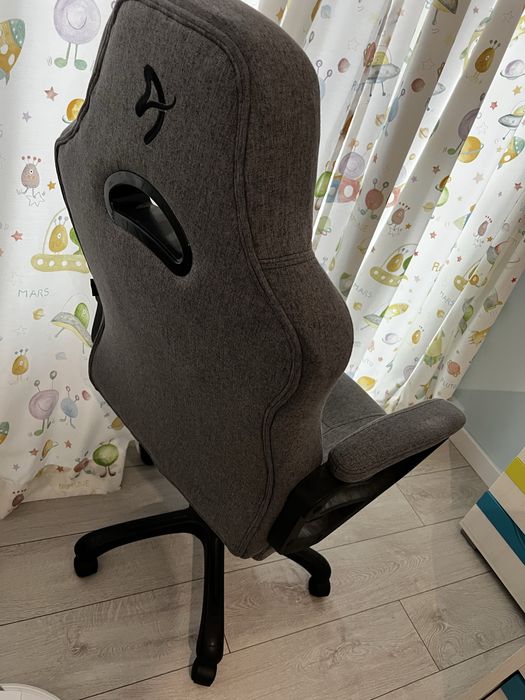 Гейминг стол Arozzi - Enzo Woven Fabric, сив