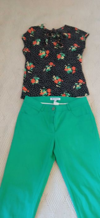 Комплект панталон BORDO fashion и кокетна блуза INISESSE