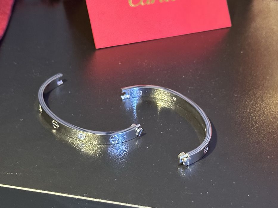 Нова Гривна Cartier LOVE Bracelet с пълен комплект аксесоари