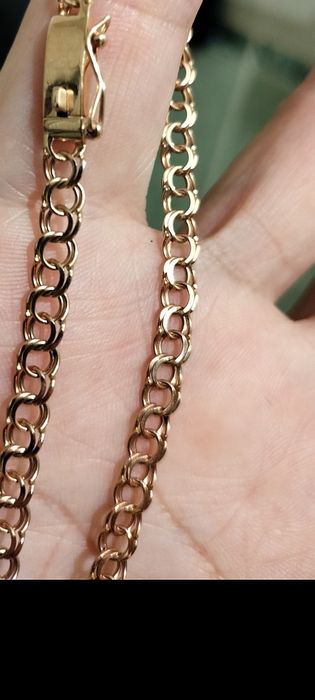 Продам  золотой браслет Бисмарк