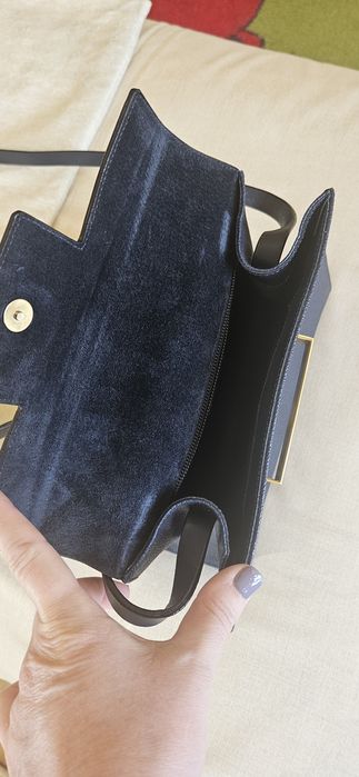 Кожена дамска чанта Trussardi