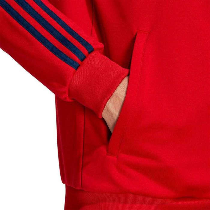 bluza trening barbat spania marimea L ADIDAS FEF DNA SPAIN Zip-Front