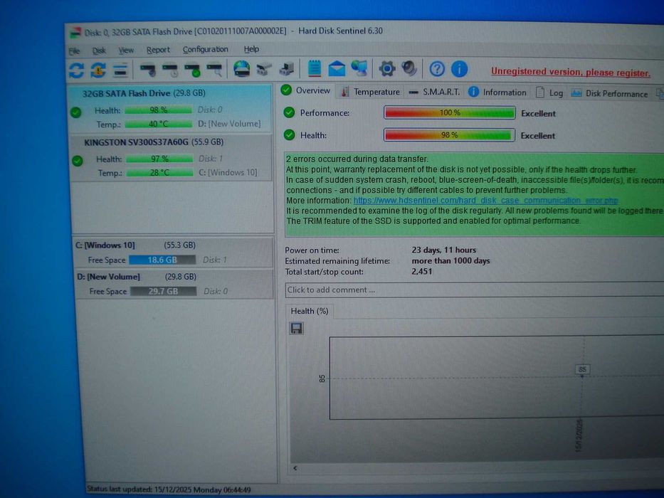 ssd retro vintage apacer industrial 32gb sata stare buna, testat
