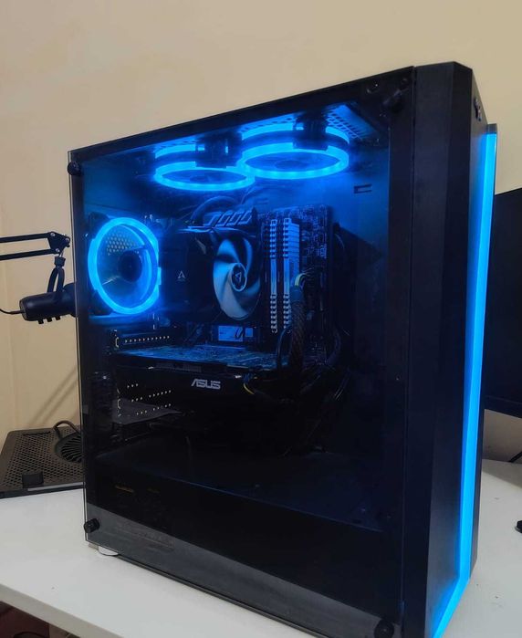 Vand PC GAMING i5 9400f, asus rx580 8gb, 1248gb ssd, 48gb ram