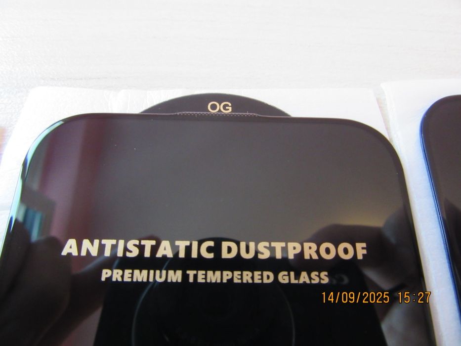 Apple iPhone 17 / Pro / Max / Air / ESD Full Glue Стъклен протектор