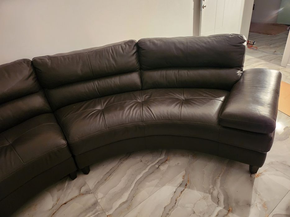 Vand coltar wenge, din piele naturala RODO , achizitionat de la Mobex