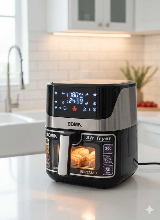 Фритюрник с горещ въздух Boma  2200W 12л air fryer еър фрайър