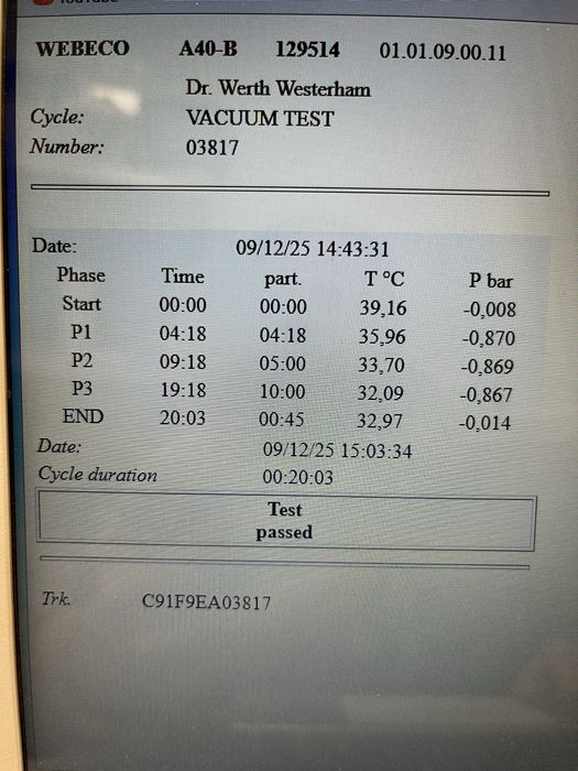 Autoclav W&H Lisa Webeco 2017 sterilizator stomatologie dental clinica