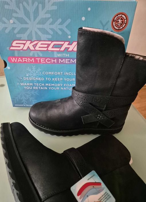 Skechers- размер 37, дамски боти с мемори пяна