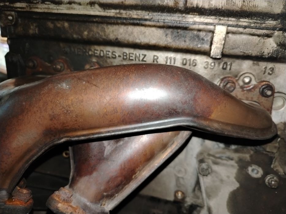 Двигатель на мерседес 111, компрессор,  объем 2.0