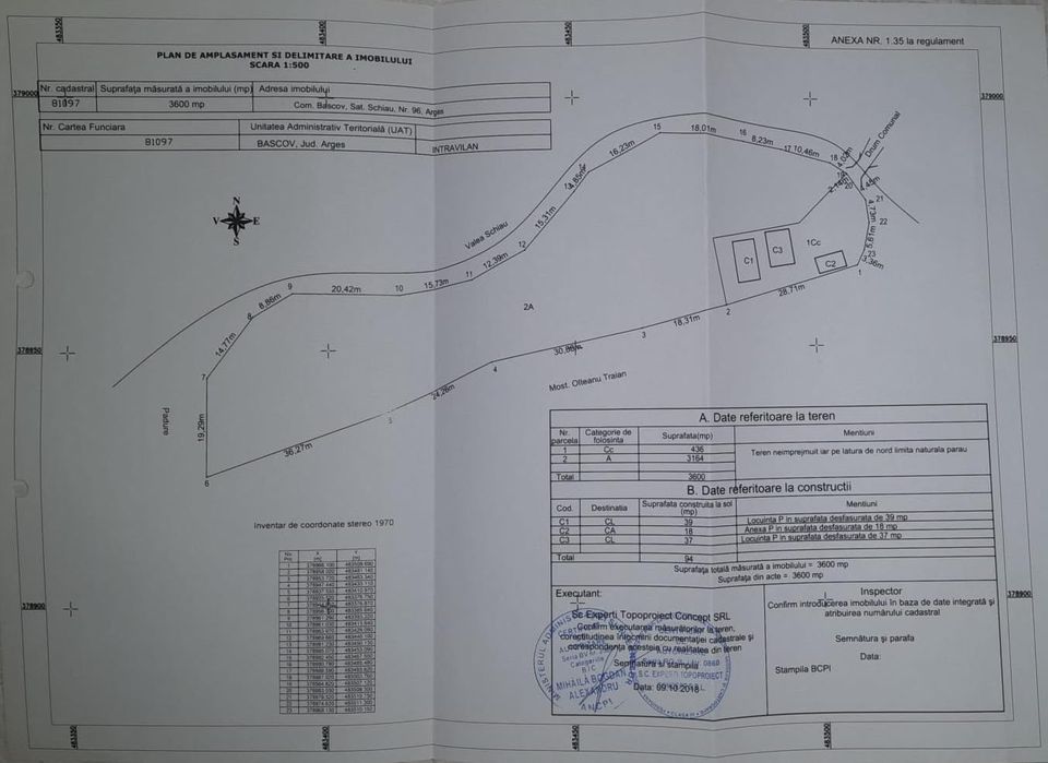Teren de vânzare în Bascov Schiau
