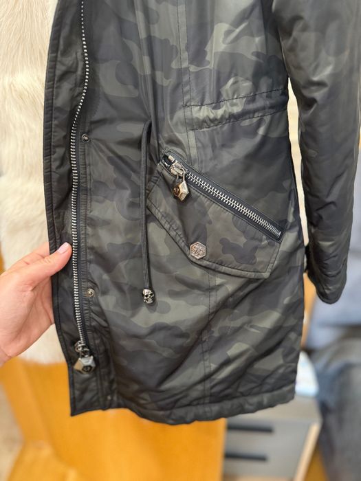 Дамска Парка с естествен косъм  Philipp  Plein